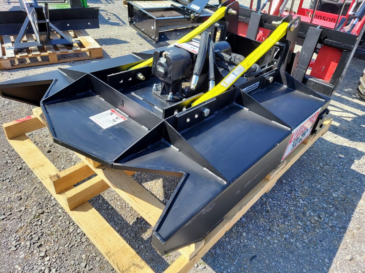 A pallet of various types of machinery on top of each other.